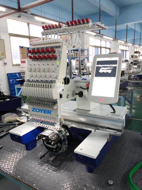 ZY-EM1201 single head 12 needle Embroidery machine 