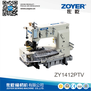 ZY1412PTV Zoyer 12-needle flat-bed double chain stitch sewing machine （tuck fabric seaming）