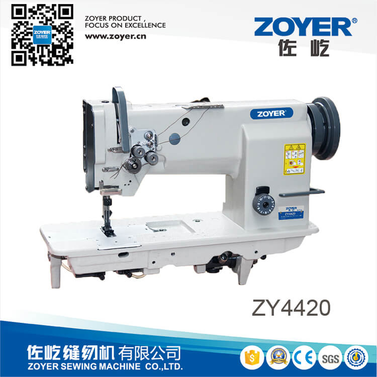 ZY4420 zoyer double needle heavy duty compound feed lockstitch