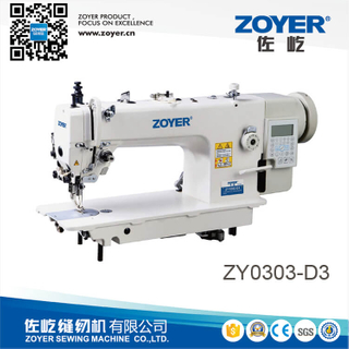 ZY0303-D3 zoyer heavy duty top with bottom feed auto trimmer lockstitch 