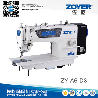 ZY-A6-D3 zoyer speaking direct drive auto trimmer high speed lockstitch industrial sewing machine