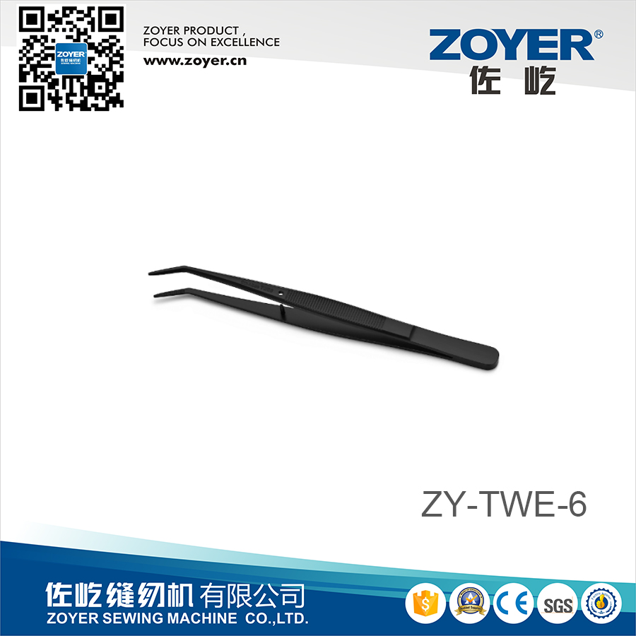 ZY-TWE-6 ZOYER TWE-6 black tweezers
