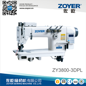 ZY3800-3DPL Direct drive high-speed three needle chain stitch sewing machine (with puller device)